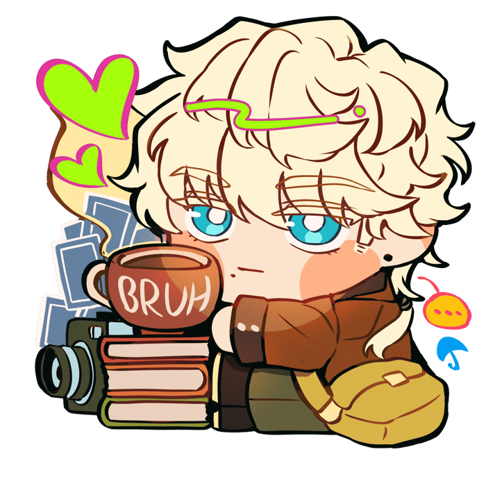 Haruki Glitter Acrylic Keychain