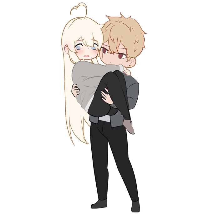 Naka and Angel Standee