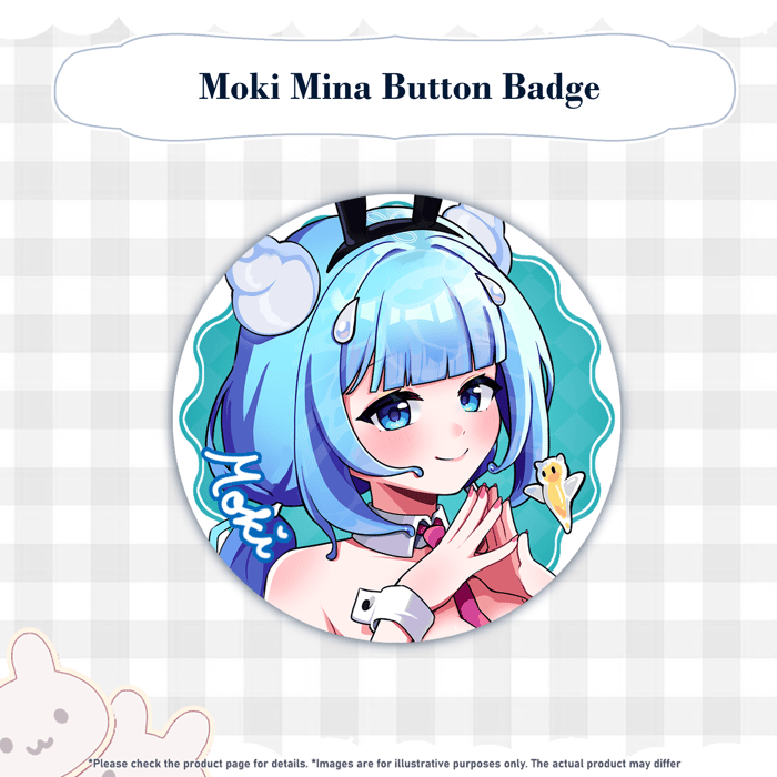 Moki Mina | Bun Club Button Badge