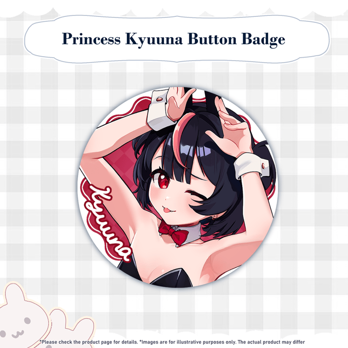 Princess Kyuuna | Bun Club Button Badge