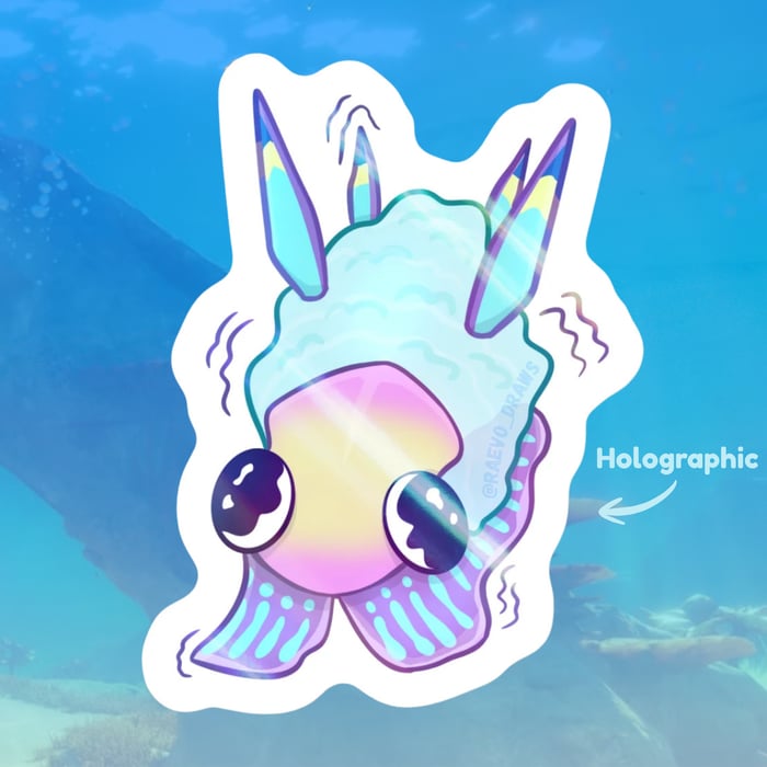 Subnautica 2: Scared Water Slug Sticker (5pcs)