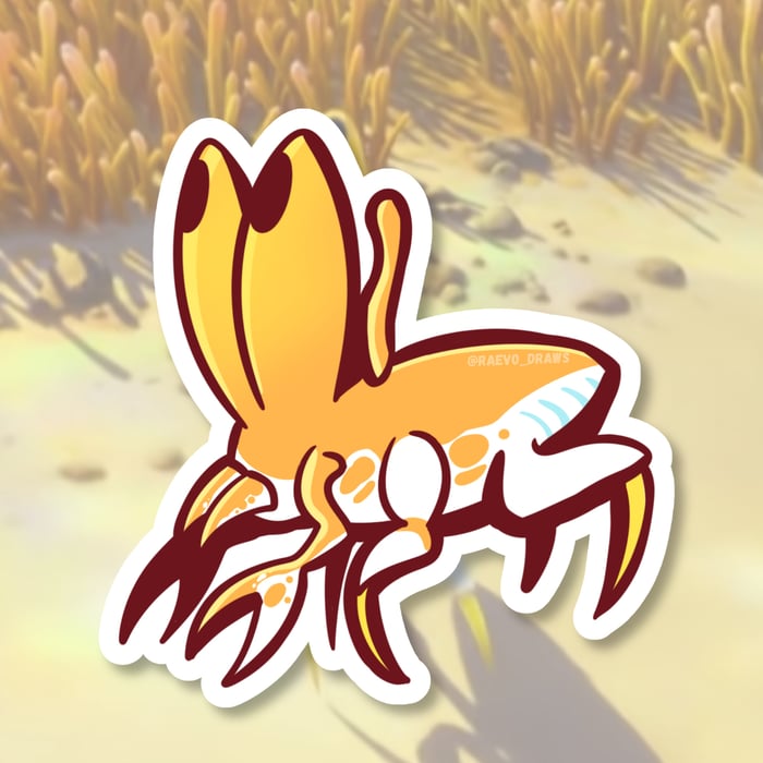 Subnautica 2: Periscopic Clowncrab Sticker (5 pcs)