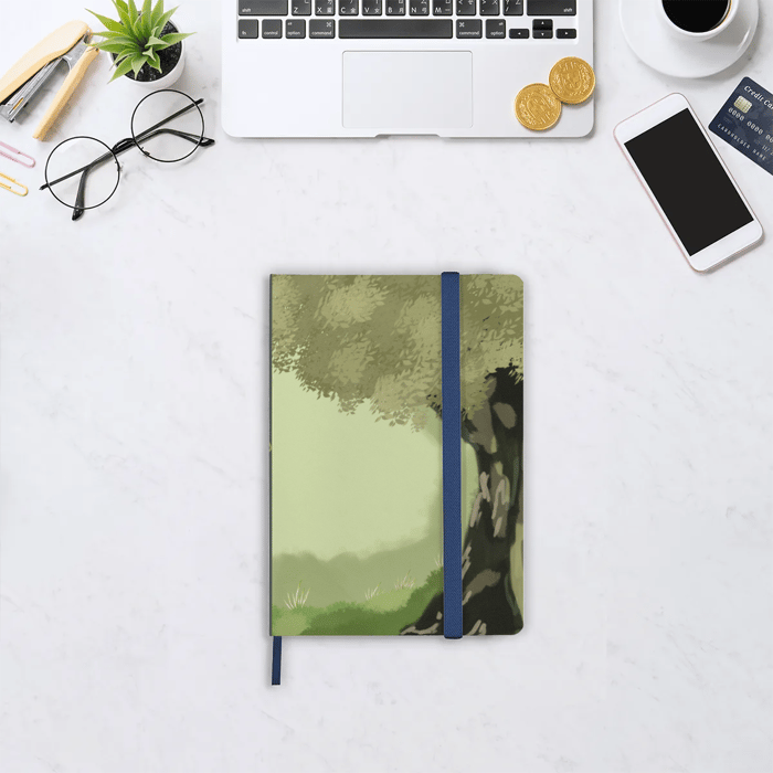 Winter and Summer Leatherette Notebooks