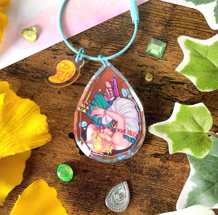 ZELDA - TOTK Crystal Teardrop Acrylic Keychain