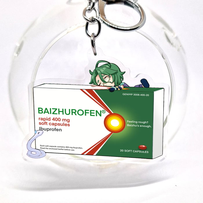 Genshin Impact | Baizhu | Baizhurofen Keychain