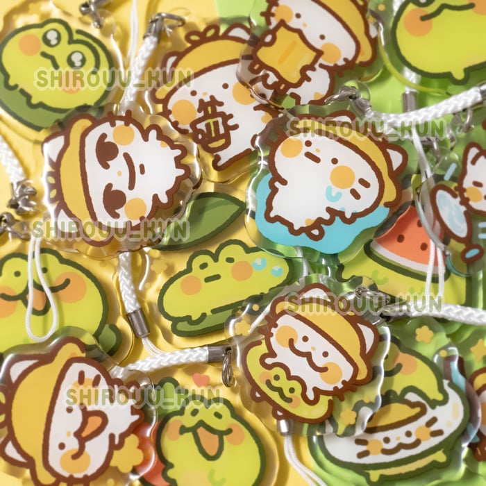 ˖ ⊹ silly summer keychains ⊹ ˖