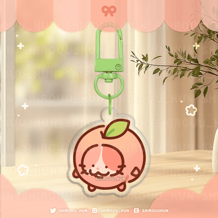 [d.] paesh cat keychains