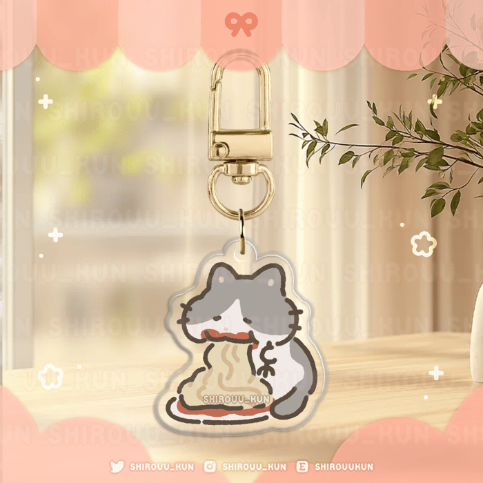 [a. spathetti] more silly cat keychains