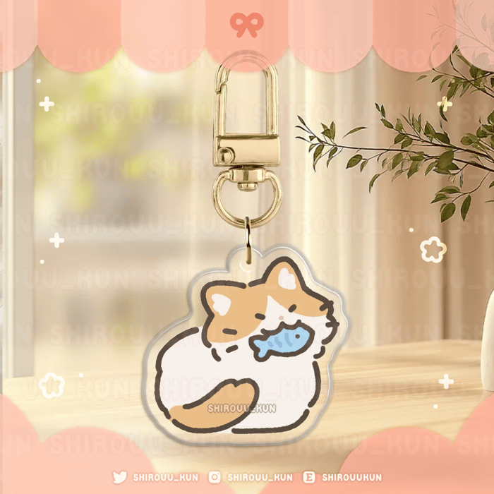 [i. fish] more silly cat keychains