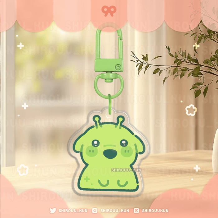 [c. dog] glorp keychains
