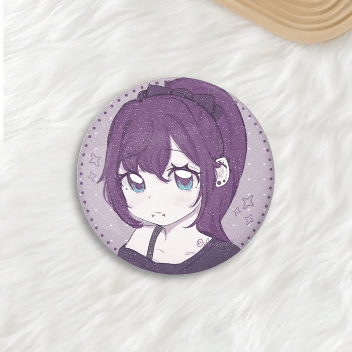 Asahina Mafuyu Round Button Pin