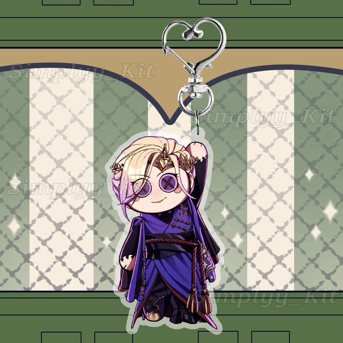 Vil Schoenheit TWST Ragdoll Epoxy Keychain
