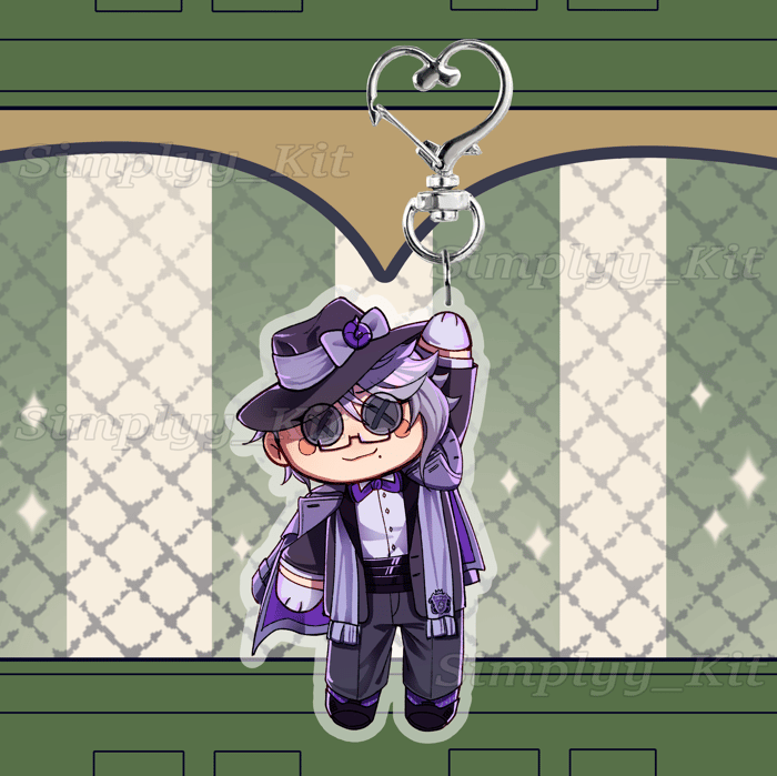 Azul Ashengrotto TWST Ragdoll Epoxy Keychain