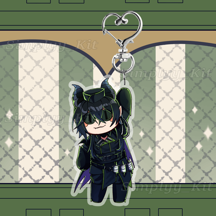 Malleus Draconia TWST Ragdoll Epoxy Keychain