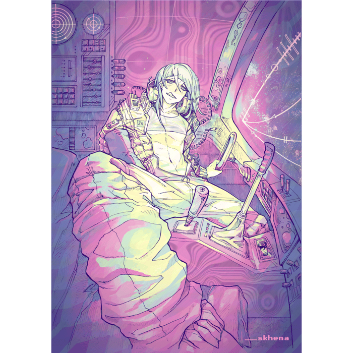 Holo Laminated Poster - Zinc
