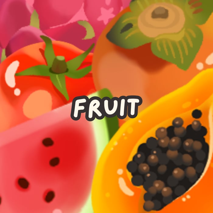 acrylic fruit magnets
