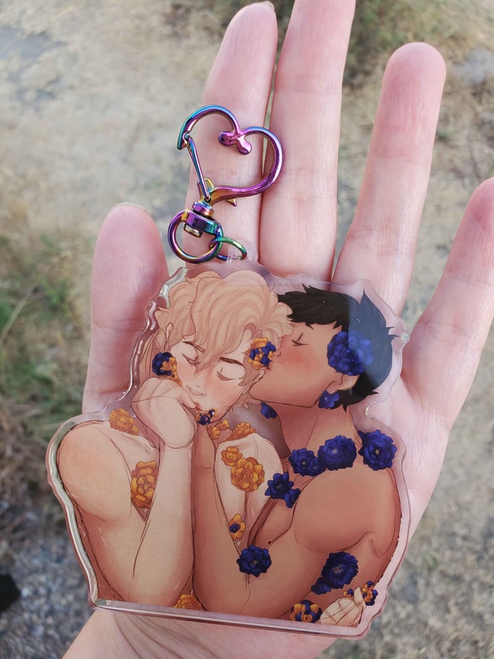 TGAA Ryulock Flowers | Epoxy Keychain