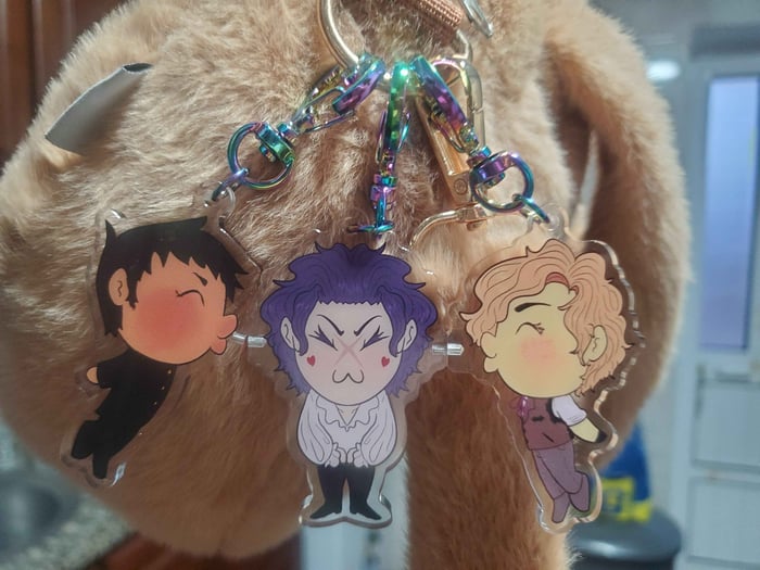 TGAA Baroryuulock Kiss | Acrylic Magnetic Keychains