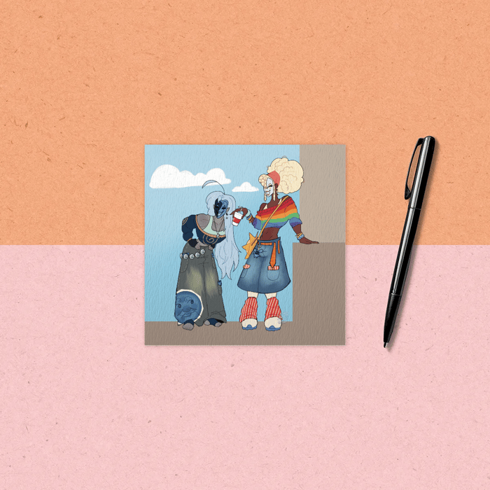 Soleil Duo Date - art print