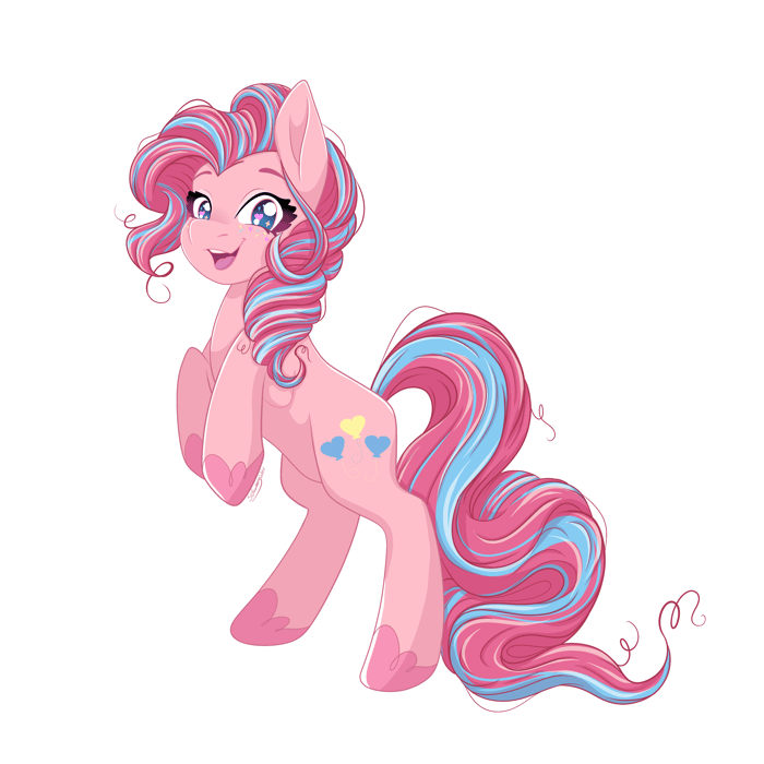 G6 Tiny Pink Pony Acrylic Standee