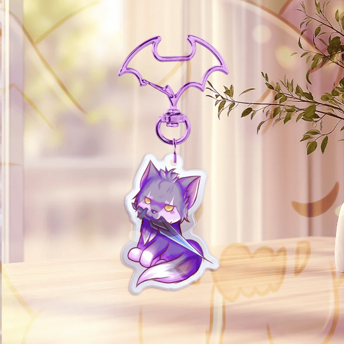 Sif the Wolf Keychain