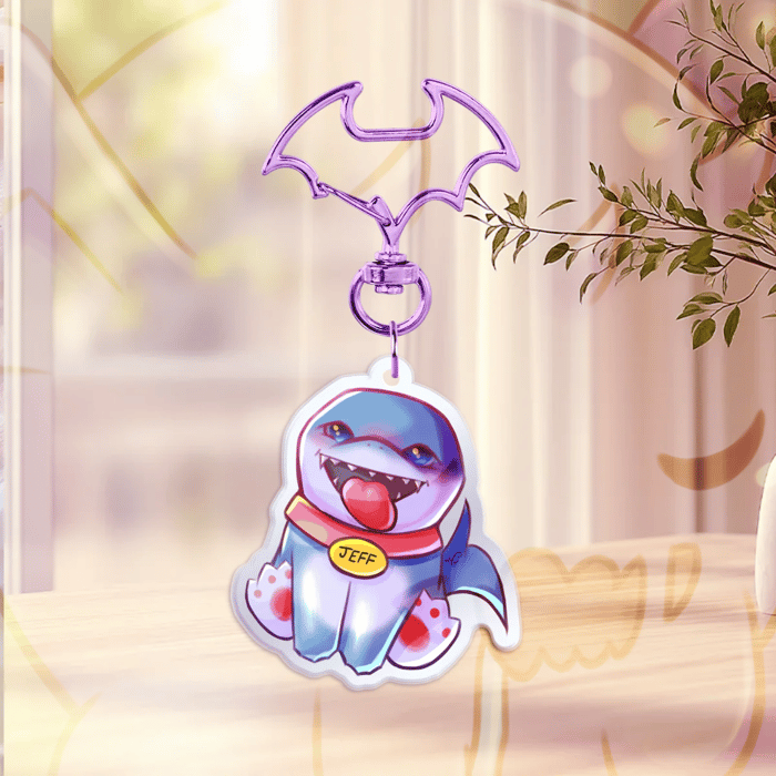 Jeff the Land Shark Keychain