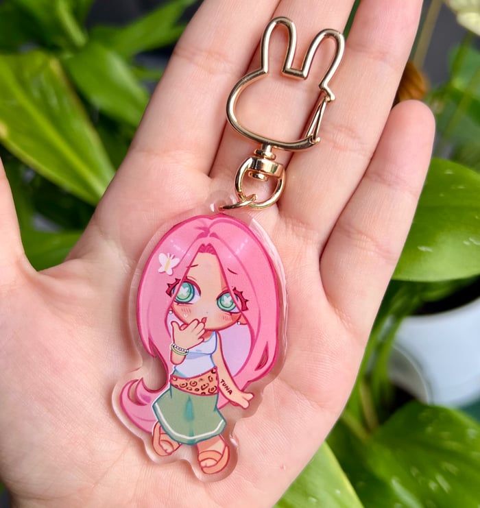 Fluttershy Epoxy Keychain