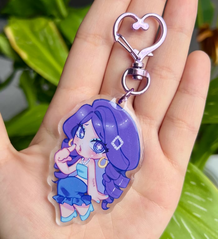 Rarity Epoxy Keychain