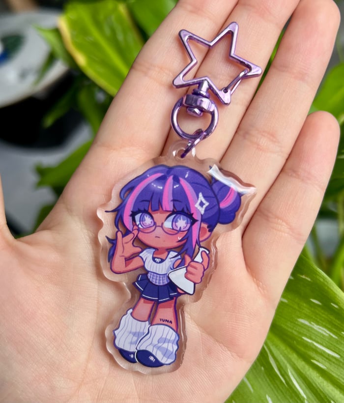 Twilight Sparkle Epoxy Keychain