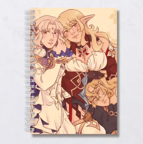 [GI] Hexentrio Dot Notebook