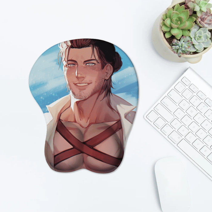 Dawntrail Meteor 3D Mouse Pad With Wrist Support