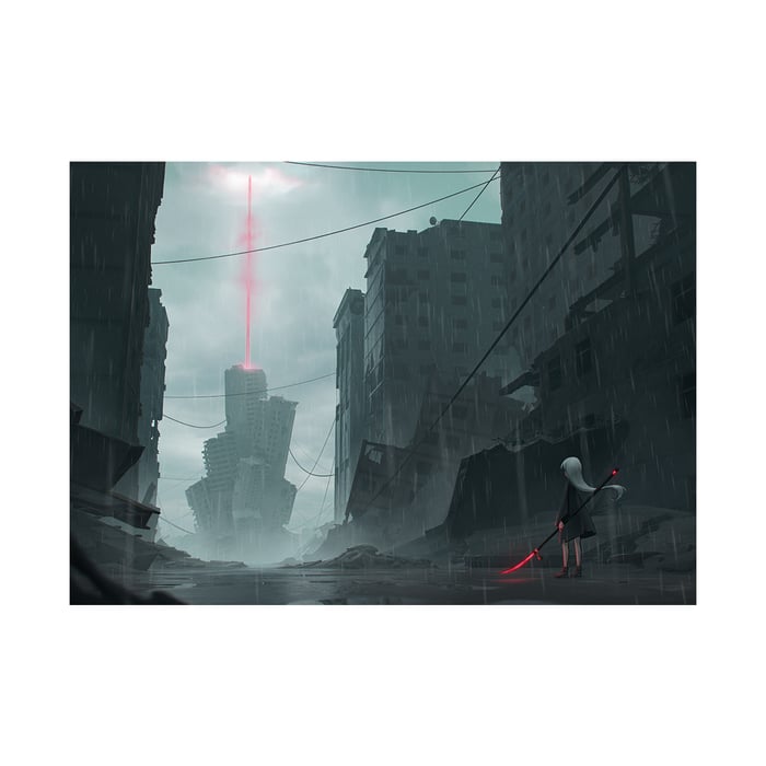 City Ruins Print