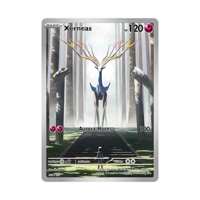 Original Xerneas Pokemon Card
