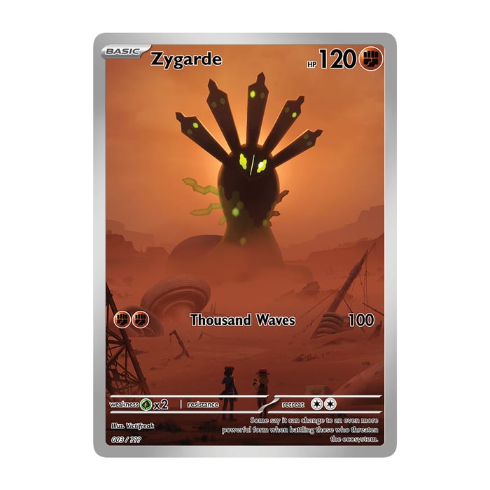 Original Zygarde Pokemon Card
