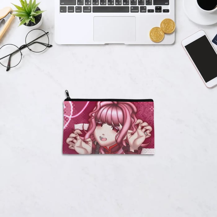 Indie Vtuber Whitemagechiu Zipper Pencil Case Bag
