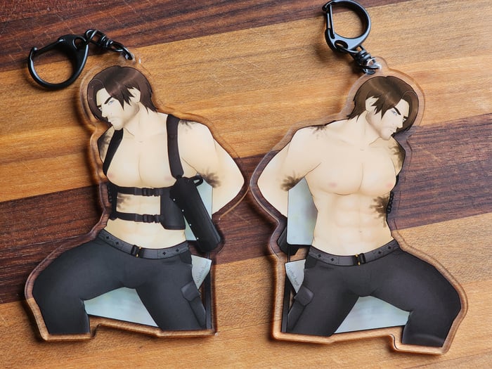 Leon RE9 infected keychain