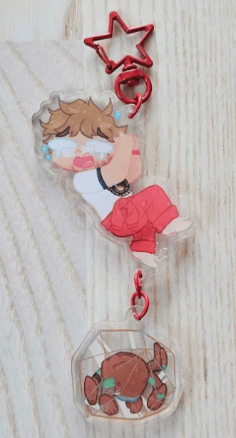Grace and Rocky series keychain