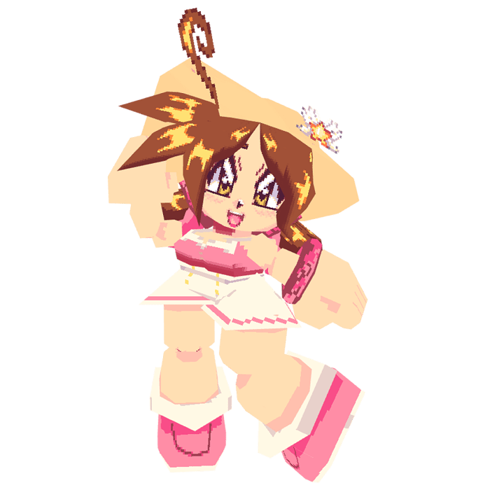 [Yupii Hunie] Low-Poly Yupii Acrylic Standee