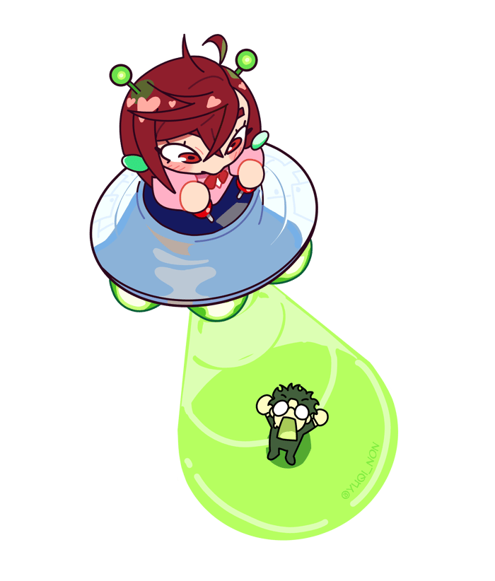 Momo abduct Okarun Standees