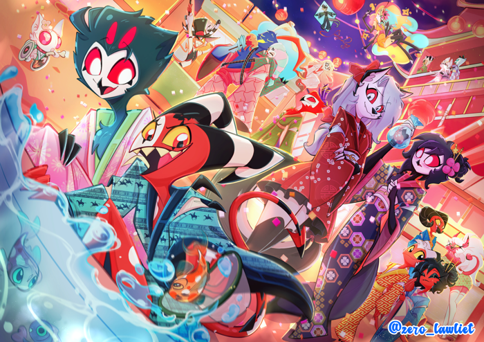 Helluva Boss Matsuri Poster