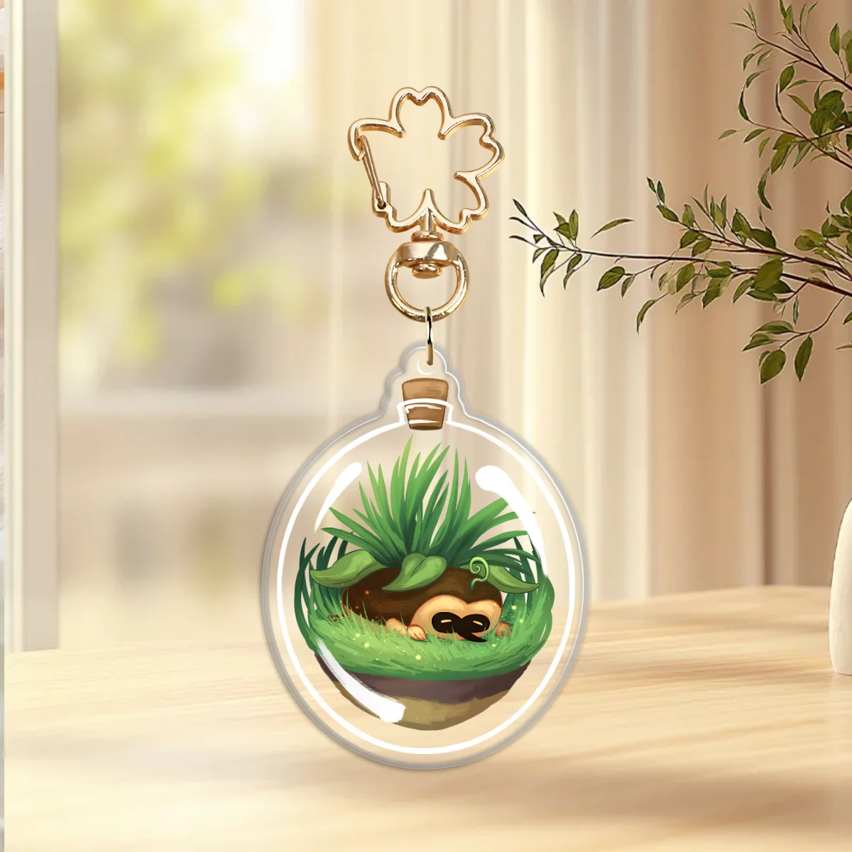 Terrarium Flask - Machi the Kikwi
