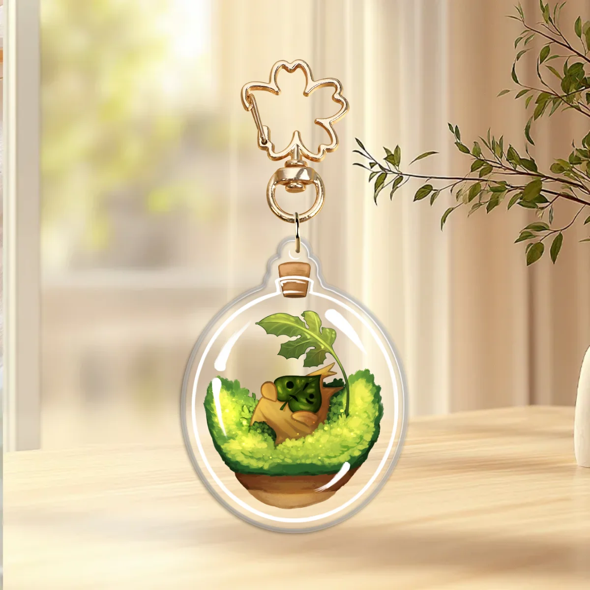 Terrarium Flask - Makar the Korok