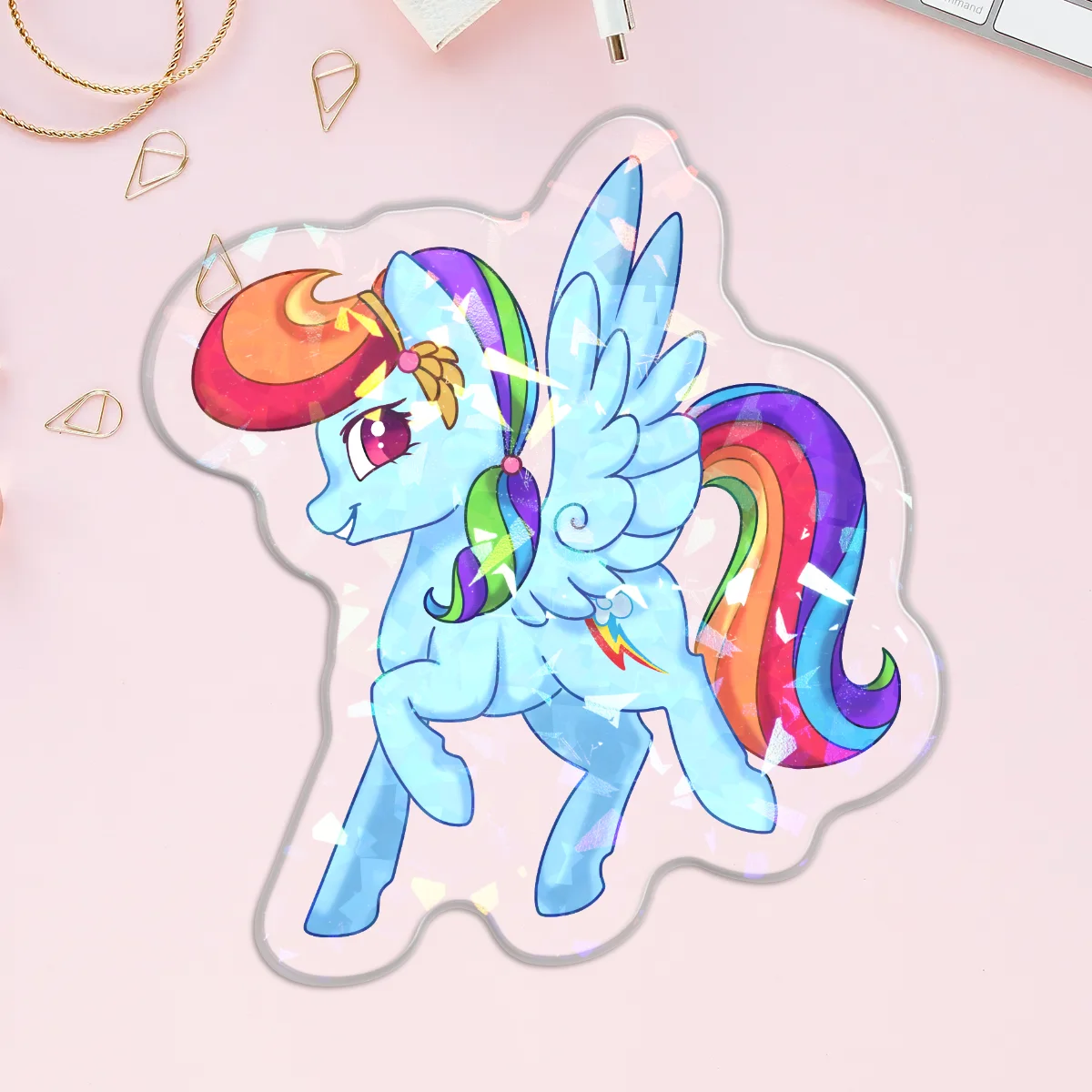 Rainbow Dash Crystal Pony