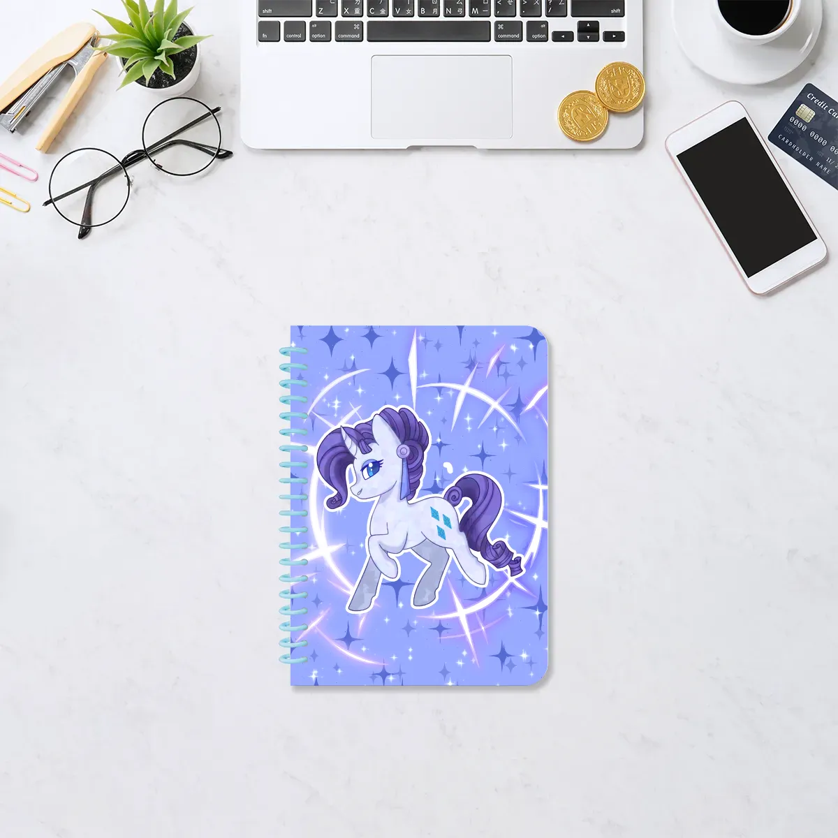 Rarity Crystal Pony dotted notebook