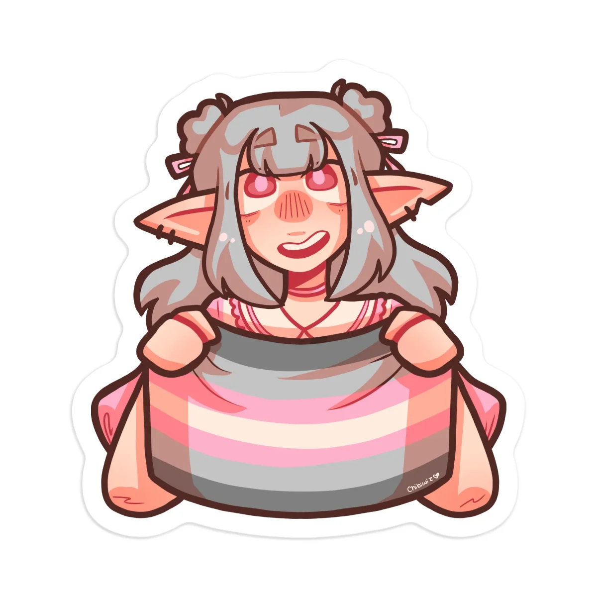 Demigirl Vinyl Stickers
