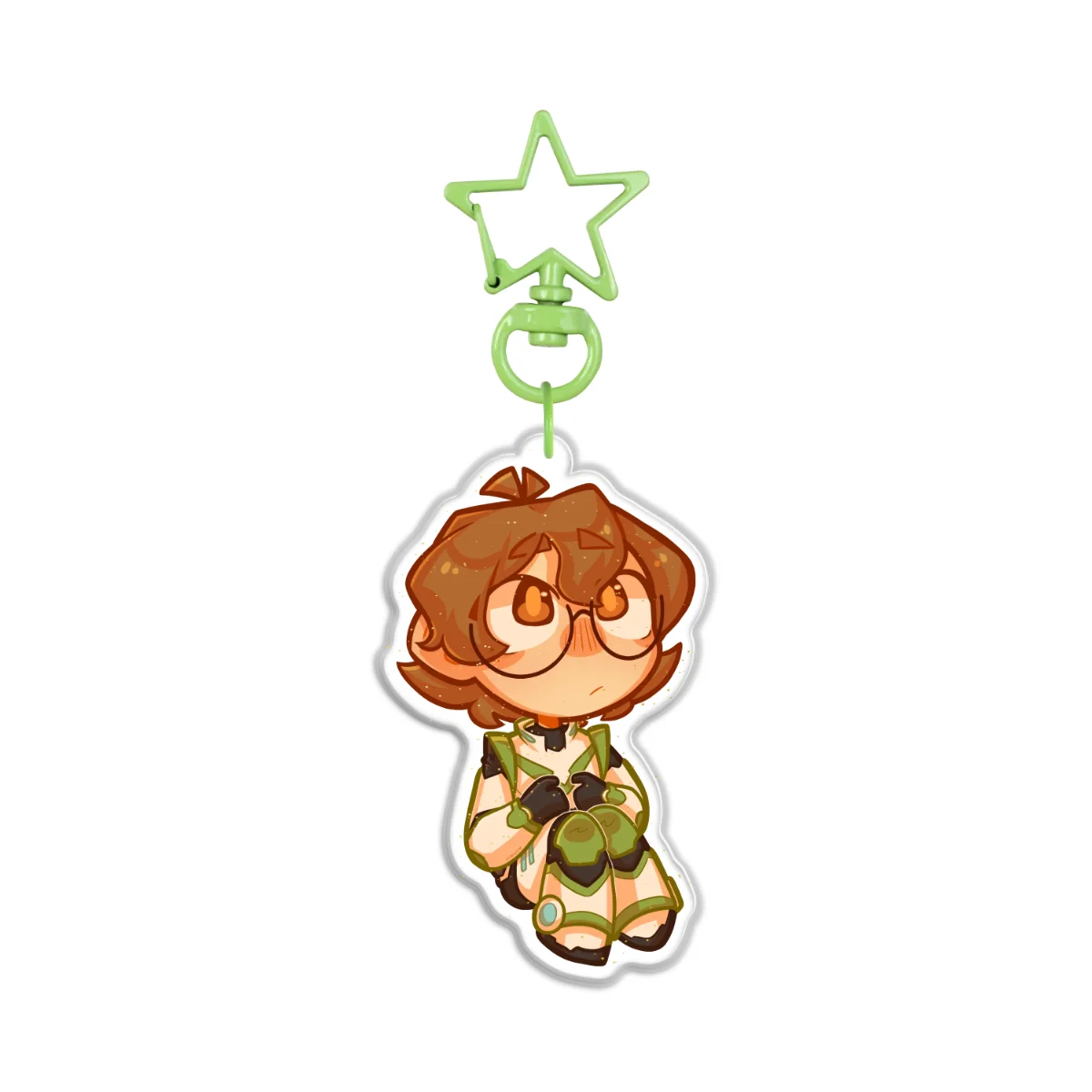 Voltron Pidge Glitter Keychain
