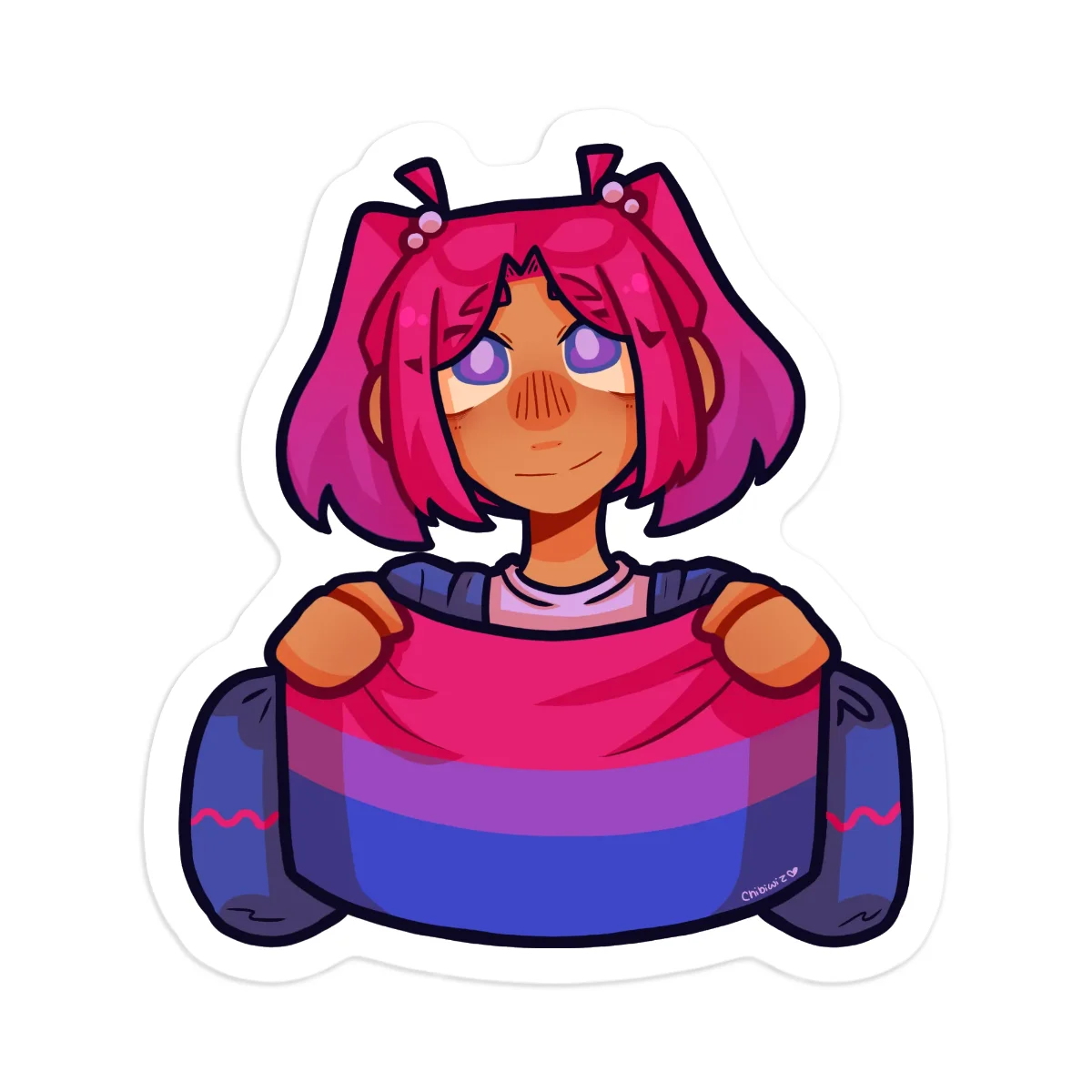 Bisexual Vinyl Stickers