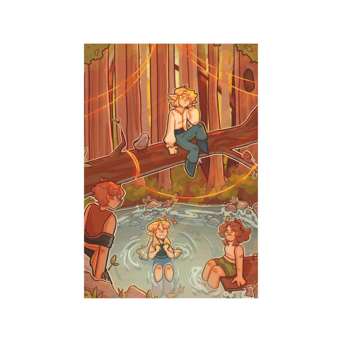 Soulbound (OCs) Art Print