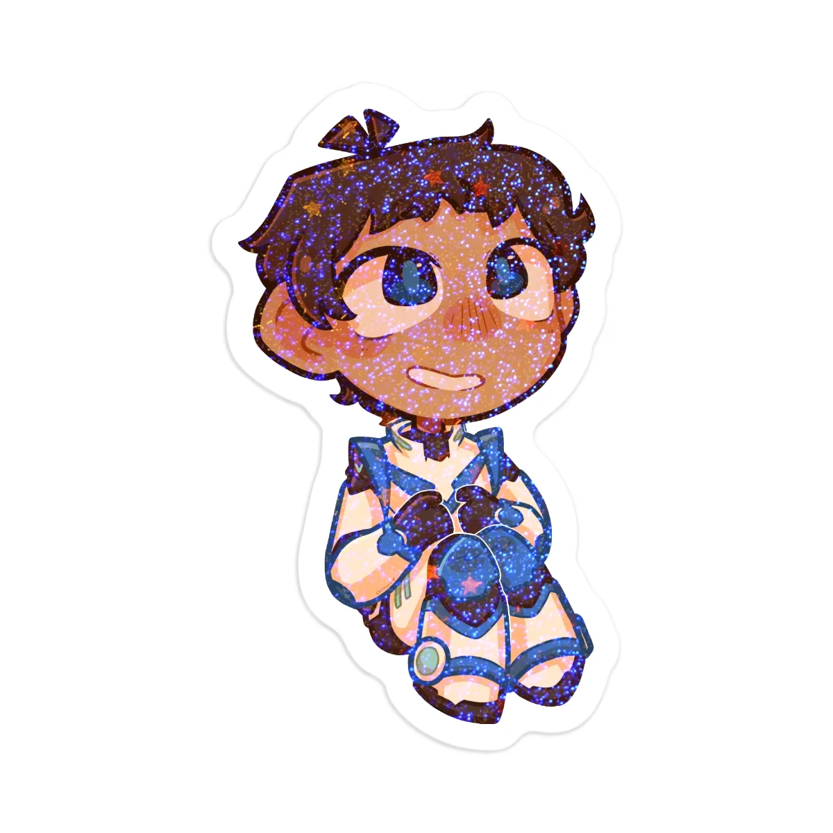 Voltron Lance Glitter Stickers
