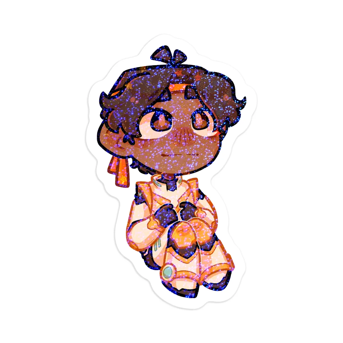 Voltron Hunk Glitter Stickers